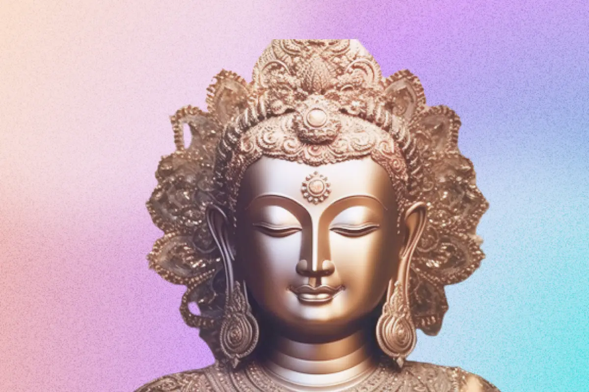 A Buddhist sleeping pose