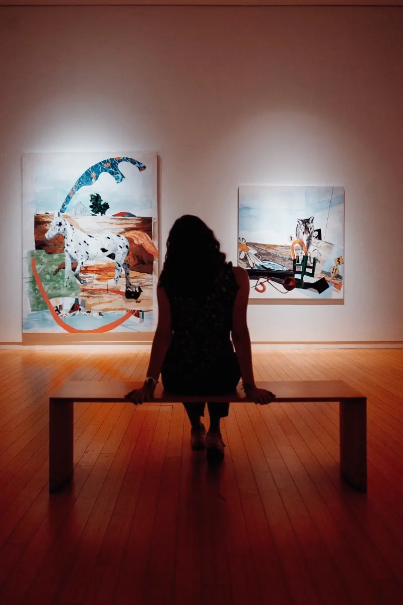 Appreciate a piece of art