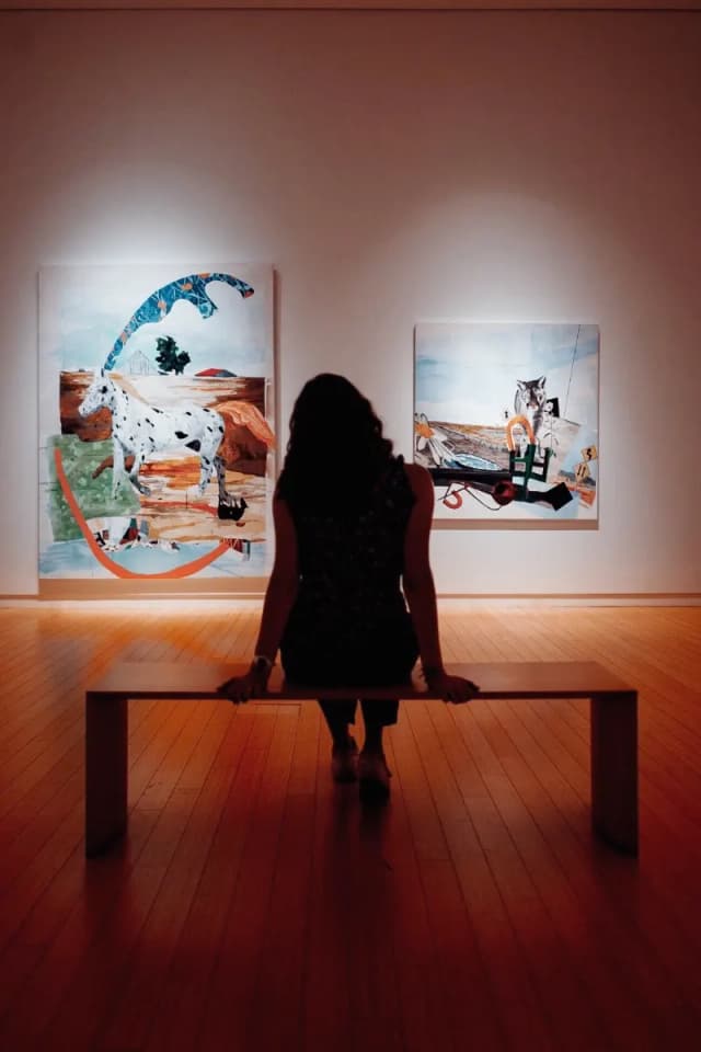 Appreciate a piece of art