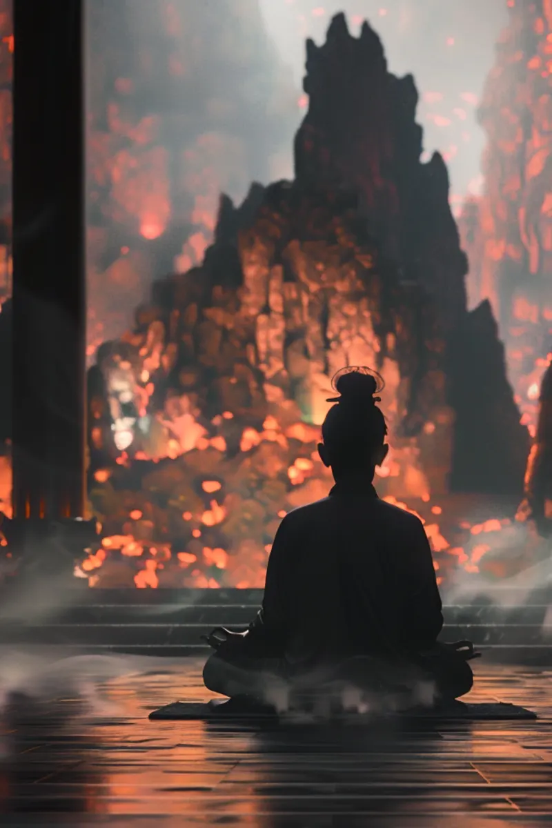 "Fire" sound breathing