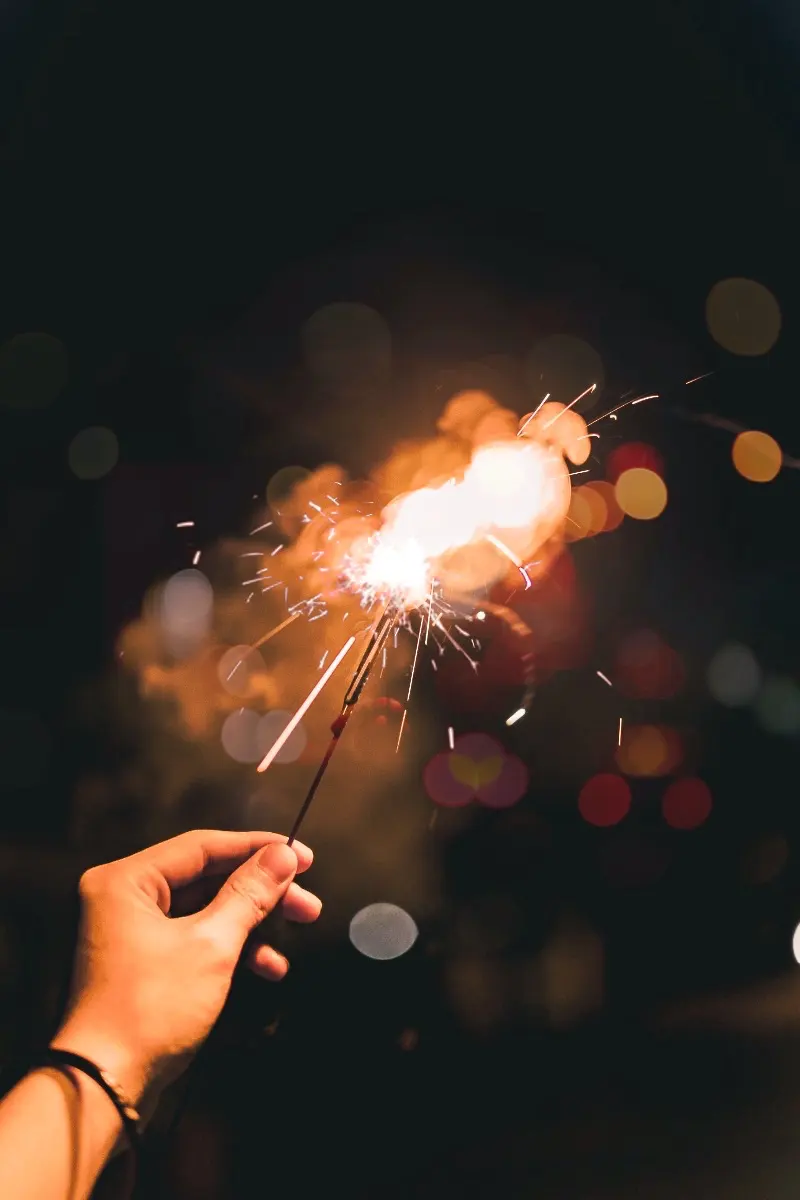 Set off firecrackers