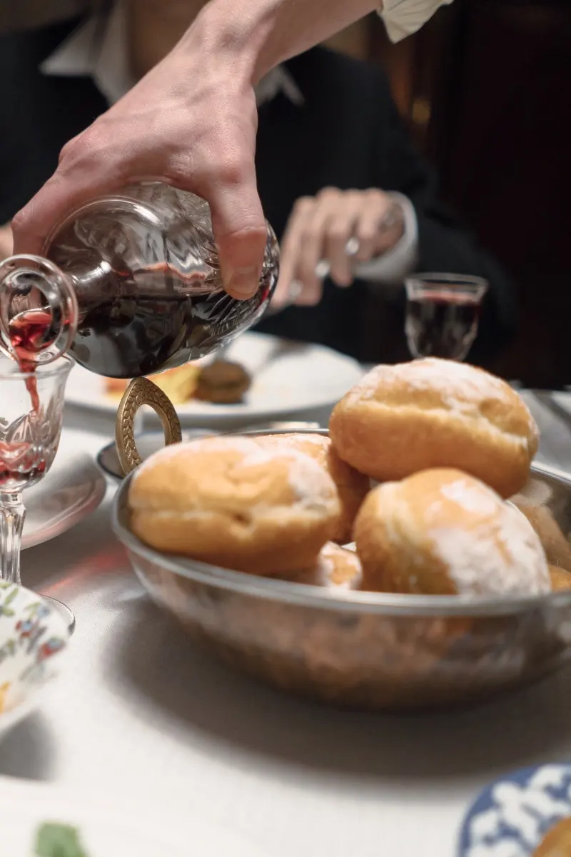 Say a blessing before a meal