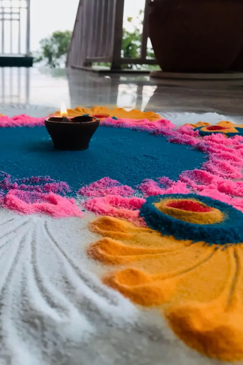 Make a Rangoli
