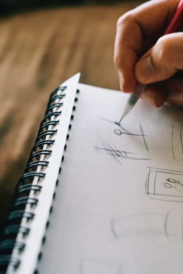 Try making a sketch or drawing