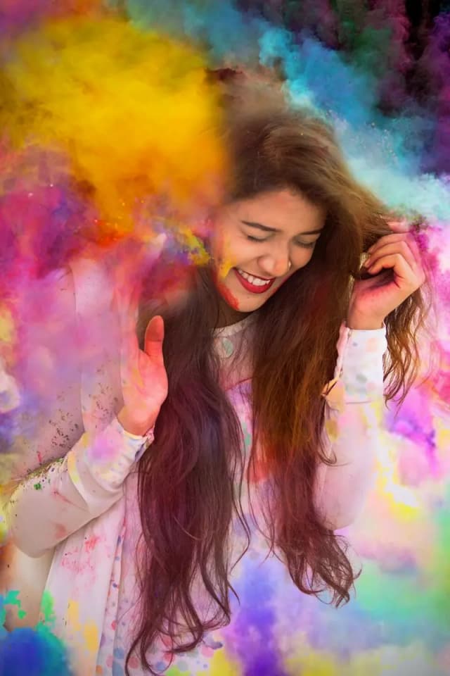 Splash colors on others