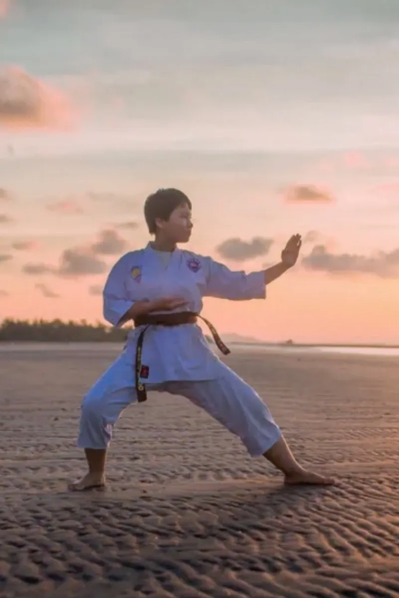 The Tai Chi "Repulse Monkey" move