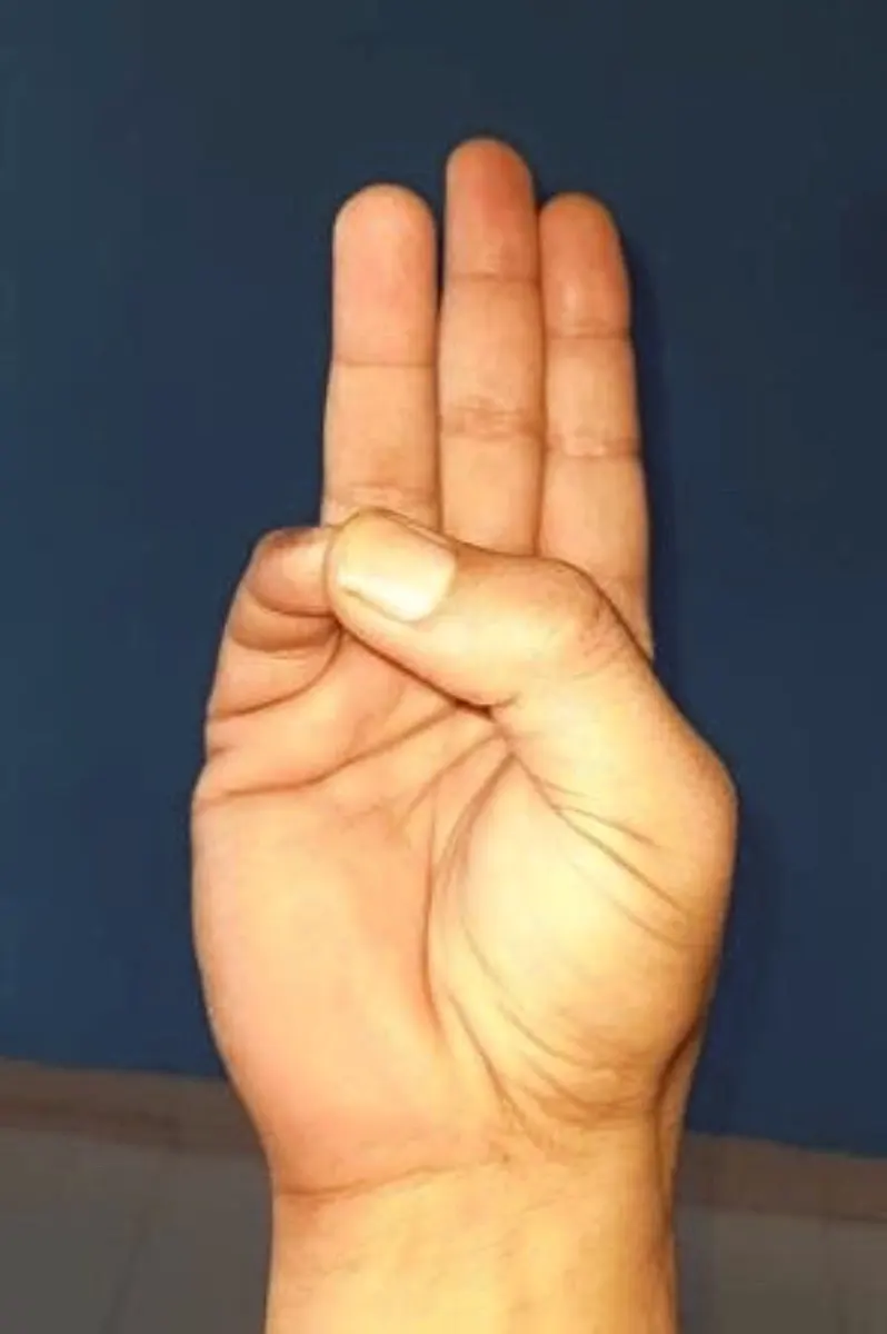 "Water" hand mudra